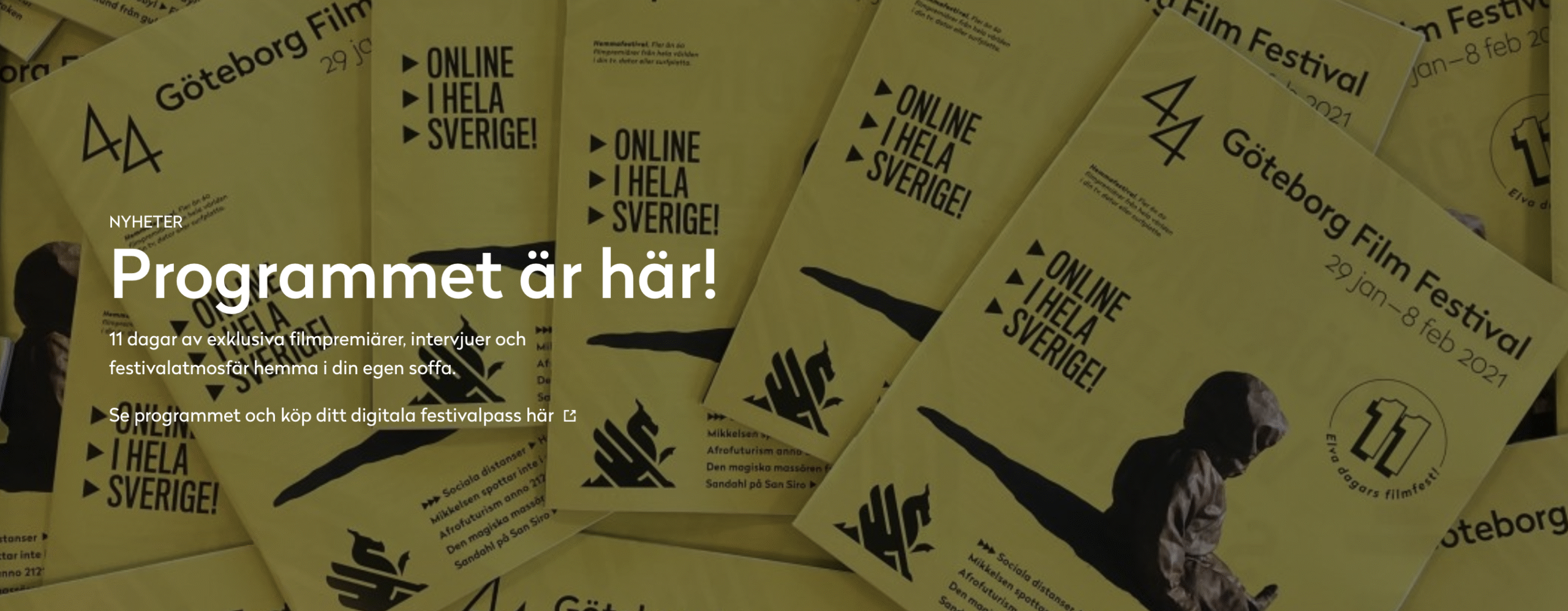 Program Göteborg Film Festival 2021