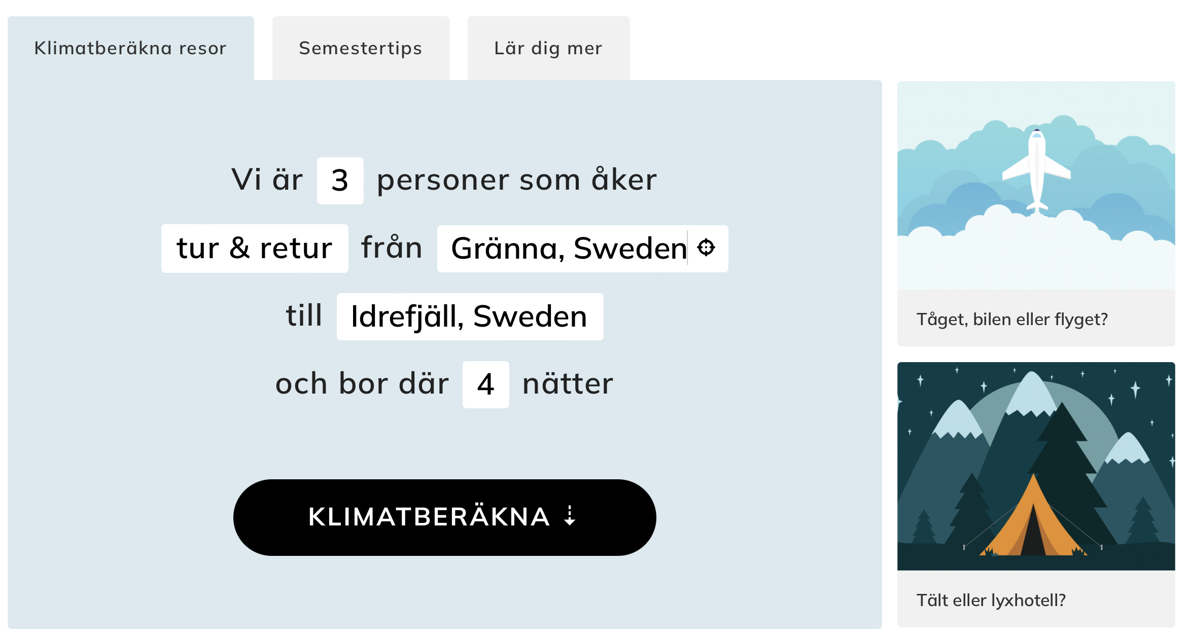 Klimatkalkylator