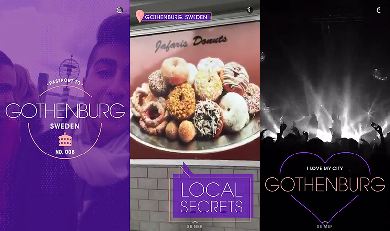 Snapchat live story från Göteborg 2016-04-28
