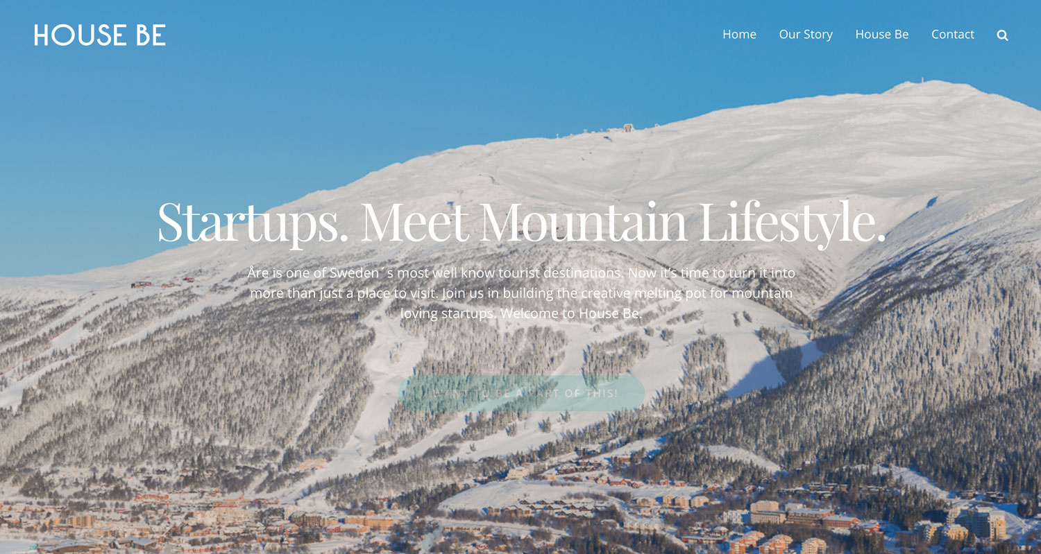 House Be Start-up Åre