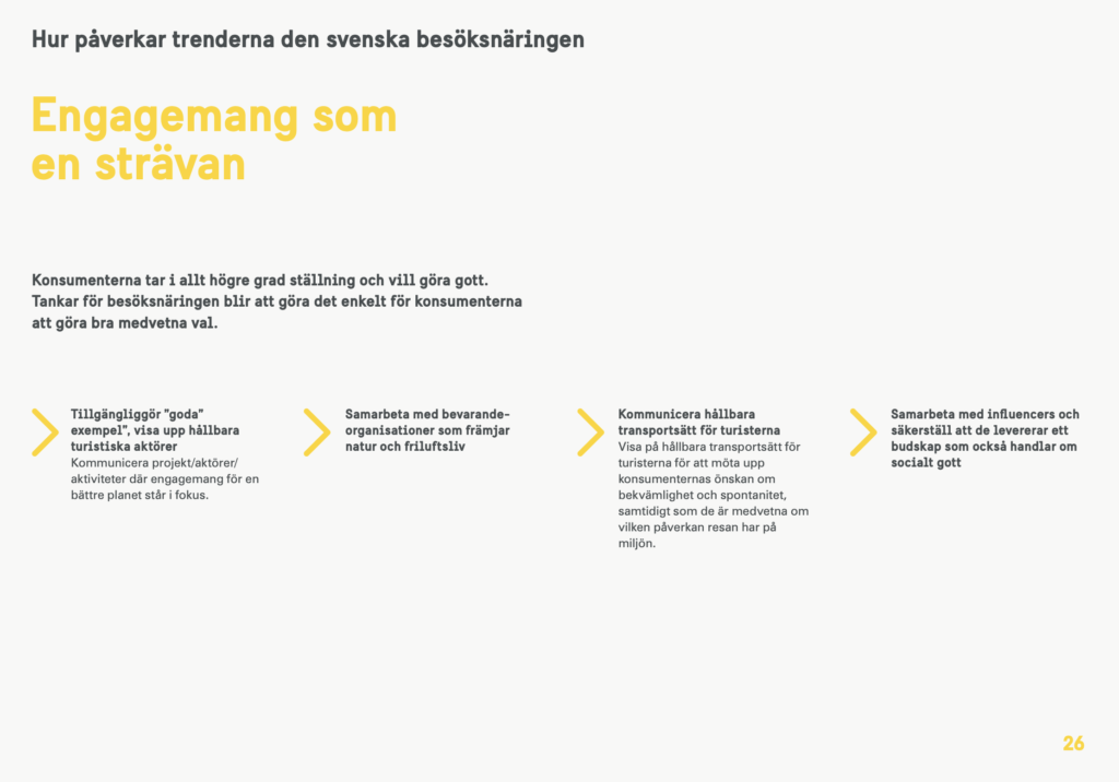 Hur påverkar trenderna den svenska besöksnäringen?